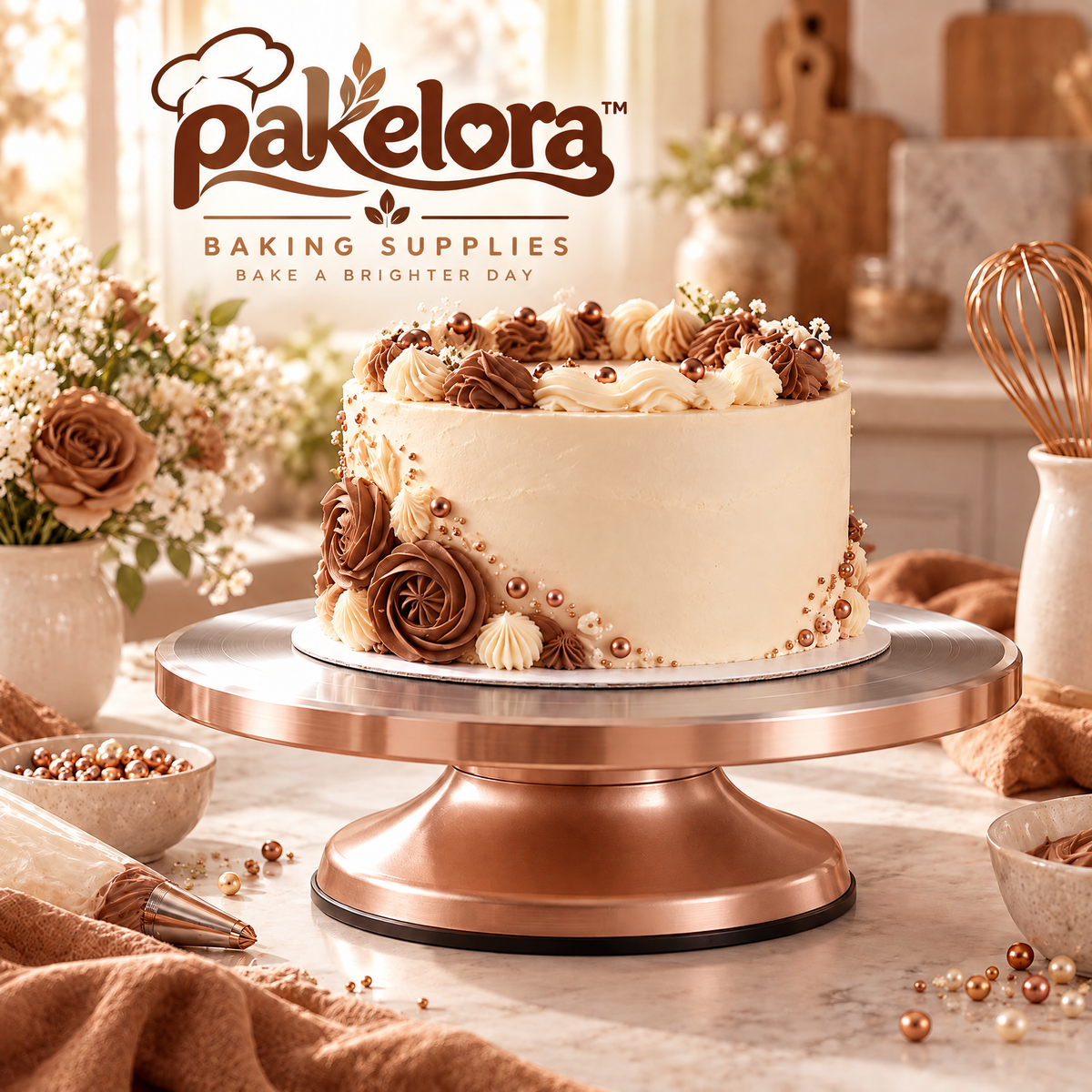 Pakelora™ Cake Turntable