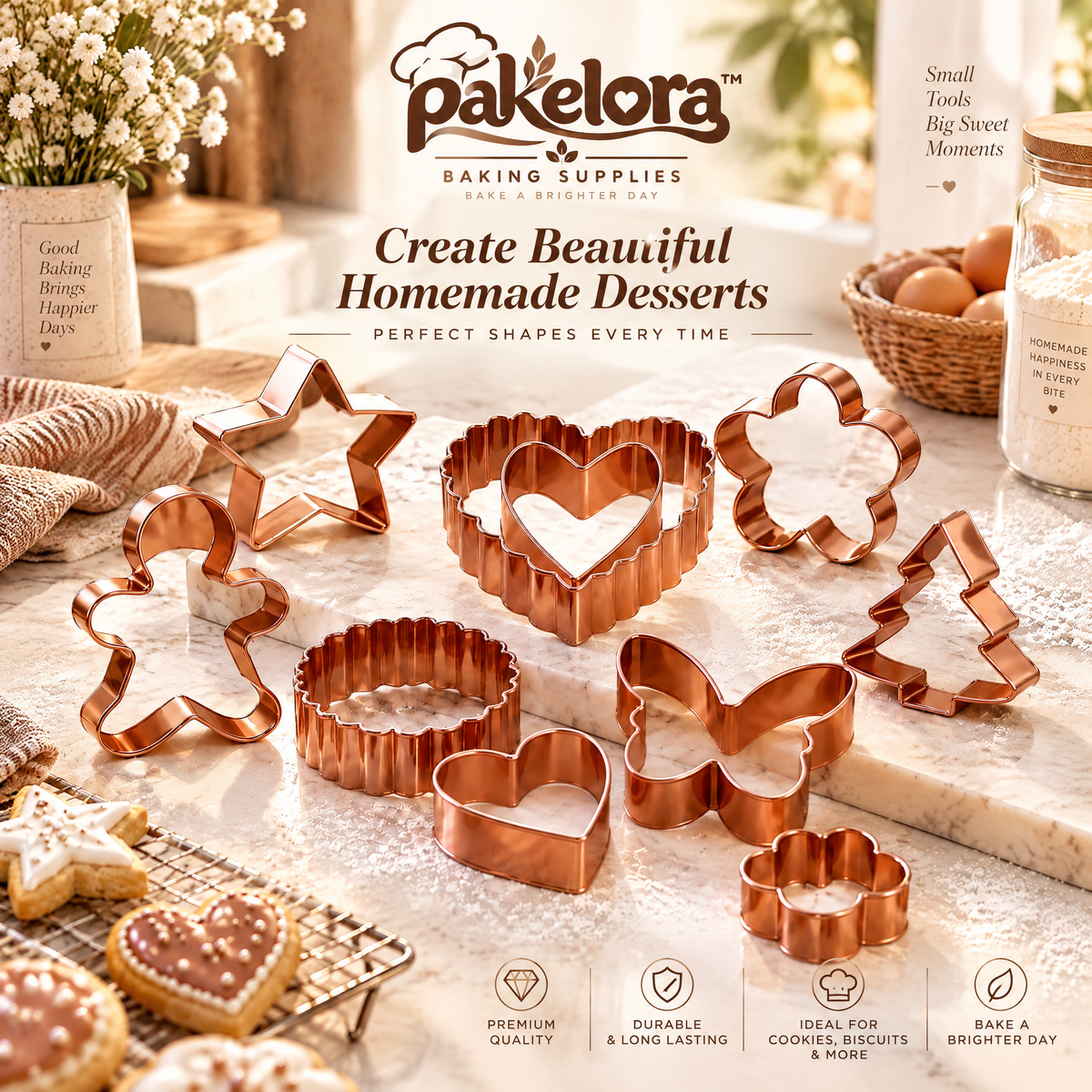 Pakelora™ Cookie Cutter Set