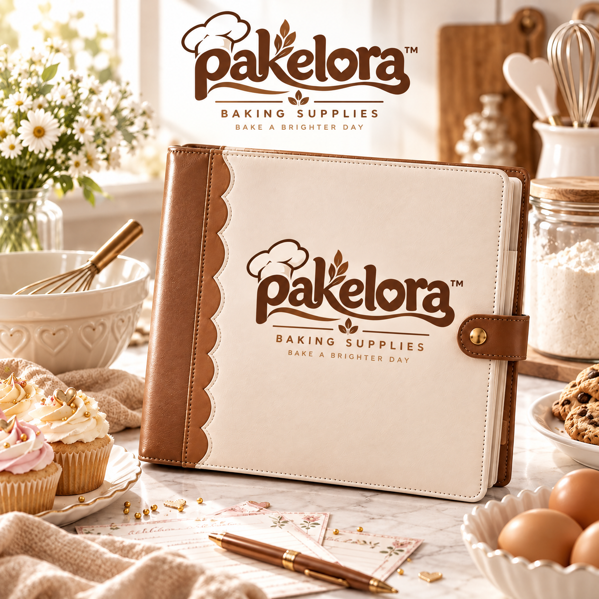 Pakelora™ Recipe Organizer Binder