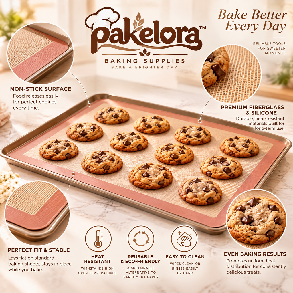 Pakelora™ Silicone Baking Mat