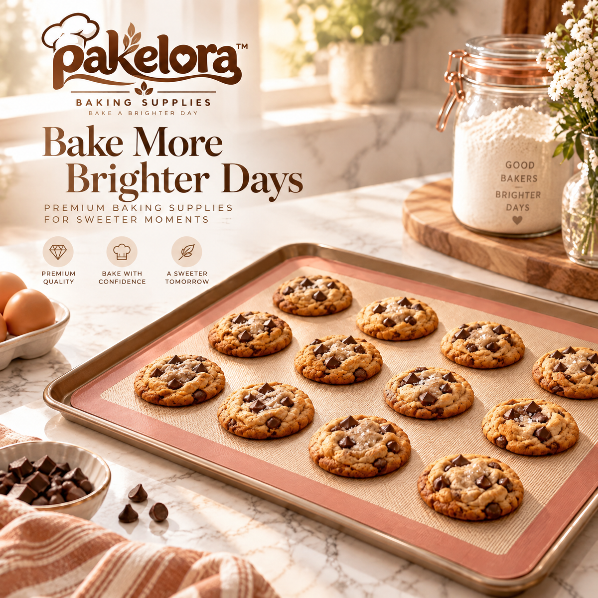 Pakelora™ Silicone Baking Mat