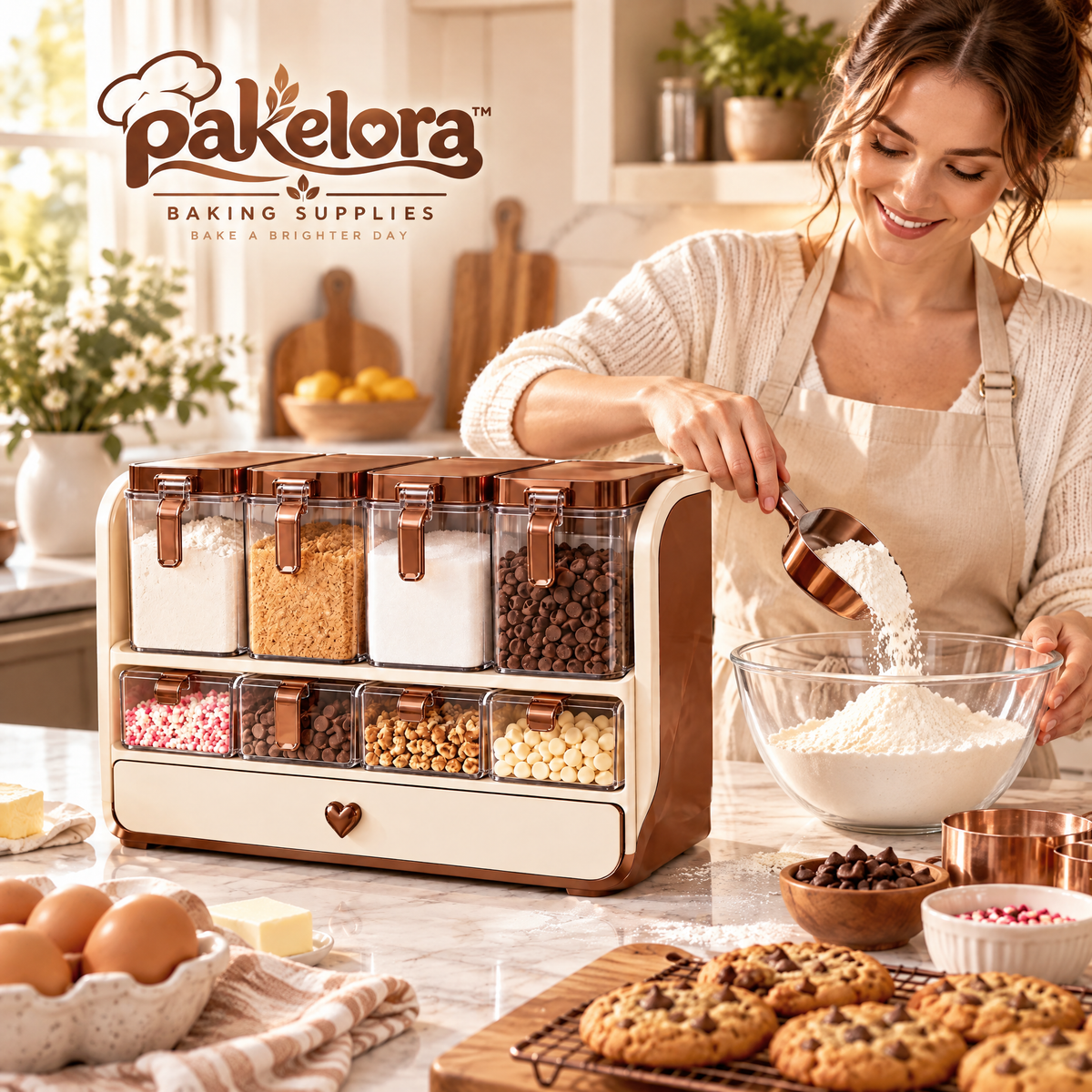 Pakelora™ Baking Ingredient Organizer