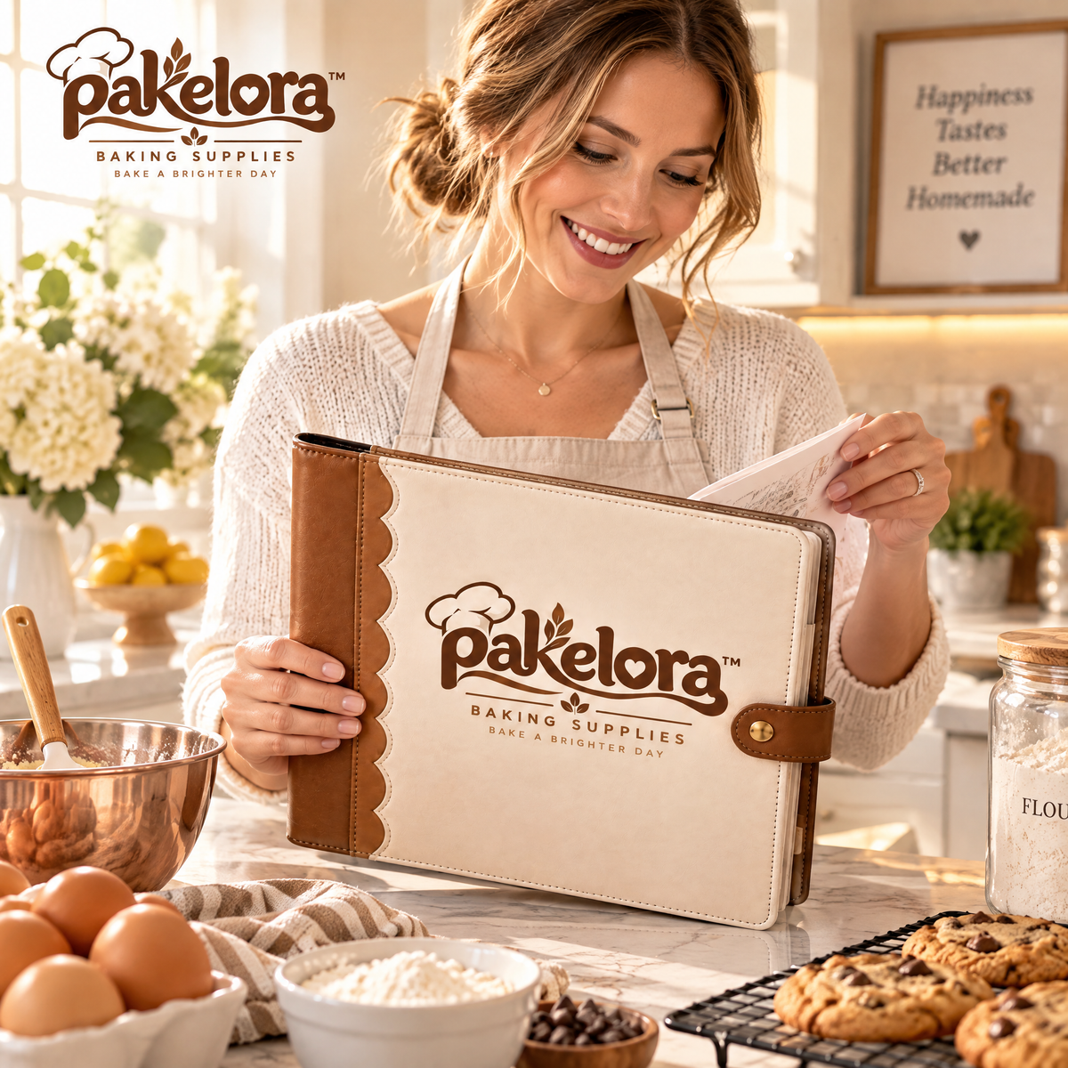 Pakelora™ Recipe Organizer Binder