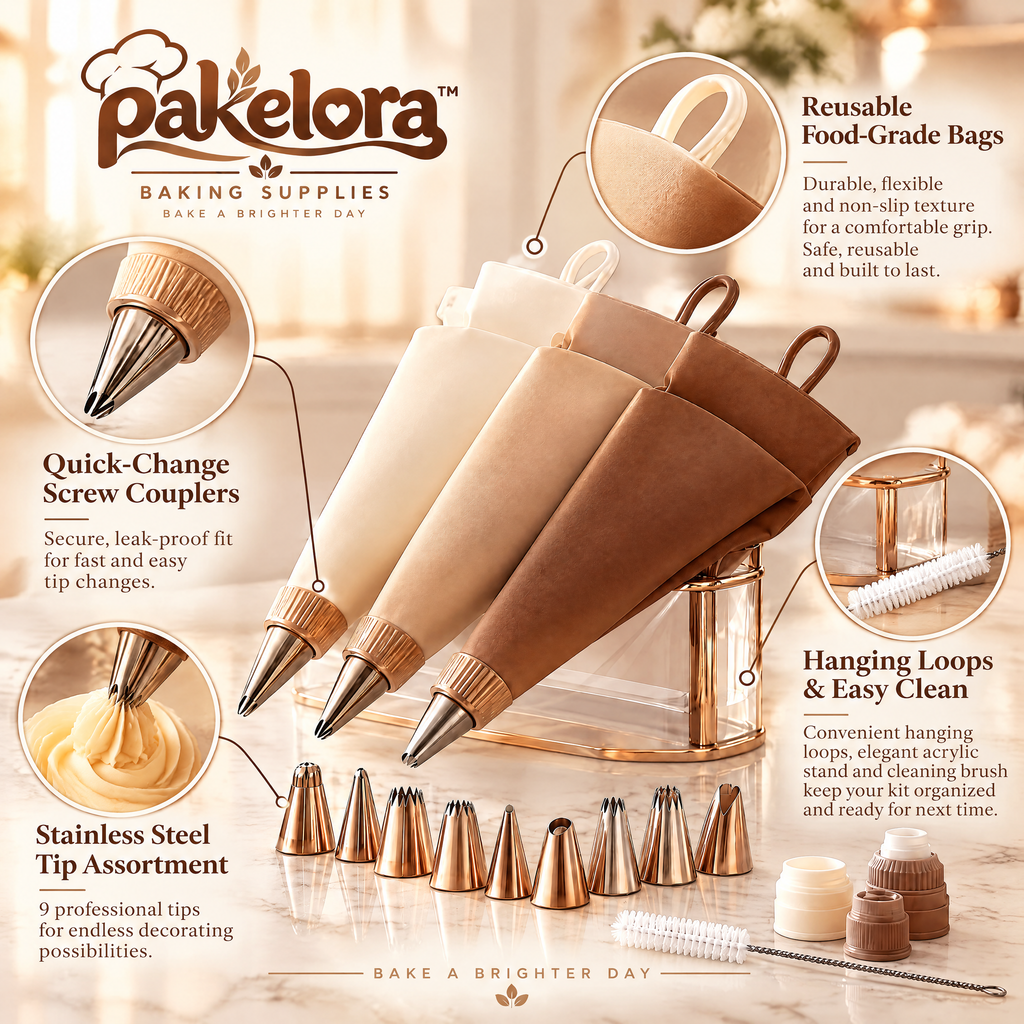 Pakelora™ Piping Bag Set