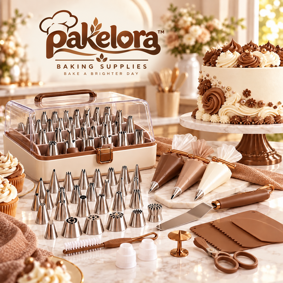 Pakelora™ Cake Decorating Kit